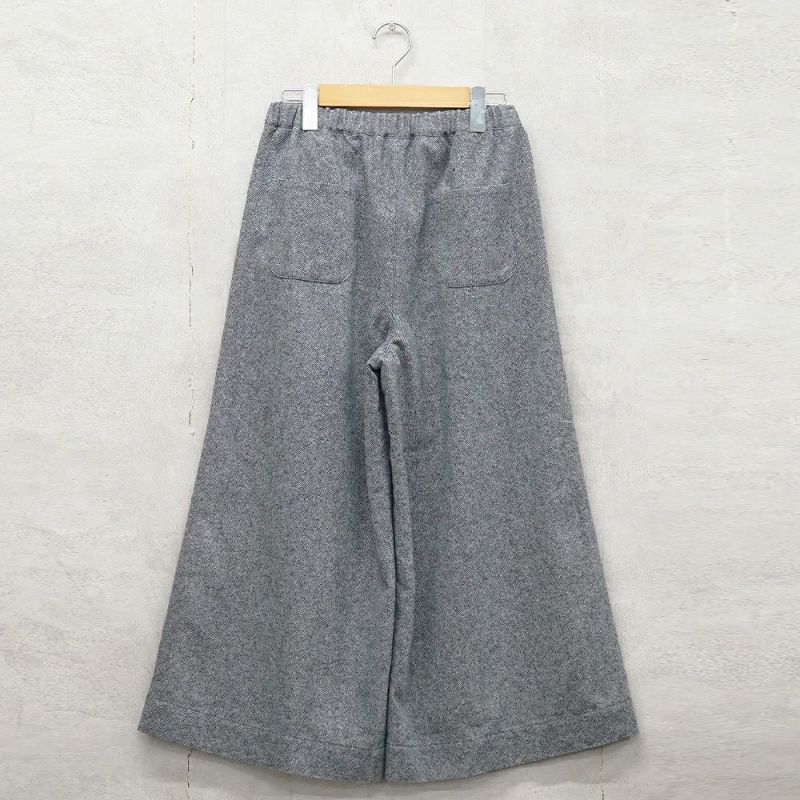 Branch m‘.,ブランチエム,ナチュラル,30代,40代,50代,60代,ゆったり,ウール,パンツ,ワイドパンツ,裏地,