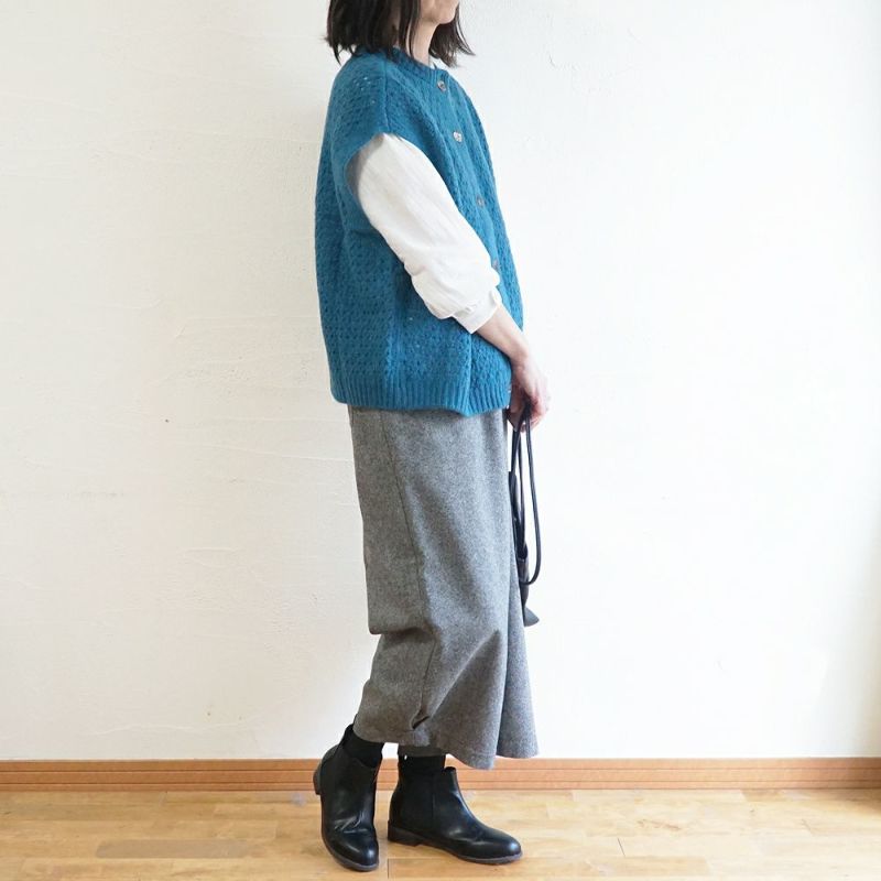 Branch m‘.,ブランチエム,ナチュラル,30代,40代,50代,60代,ゆったり,ウール,パンツ,ボウルパンツ,裏地,バルーンパンツ