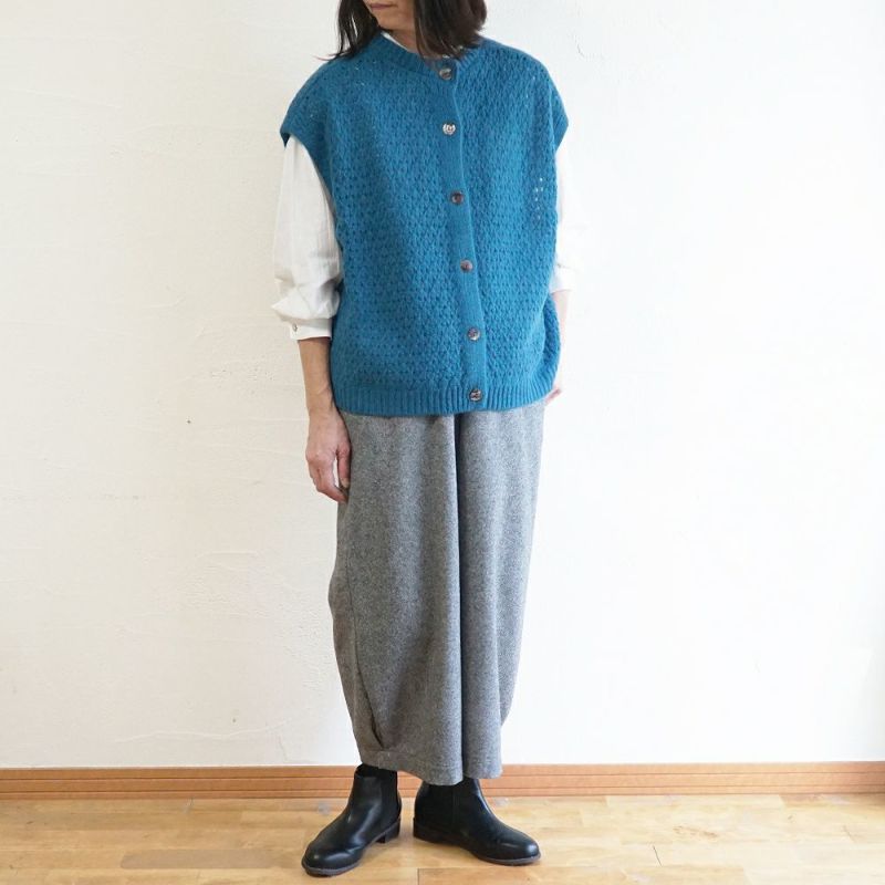 Branch m‘.,ブランチエム,ナチュラル,30代,40代,50代,60代,ゆったり,ウール,パンツ,ボウルパンツ,裏地,バルーンパンツ