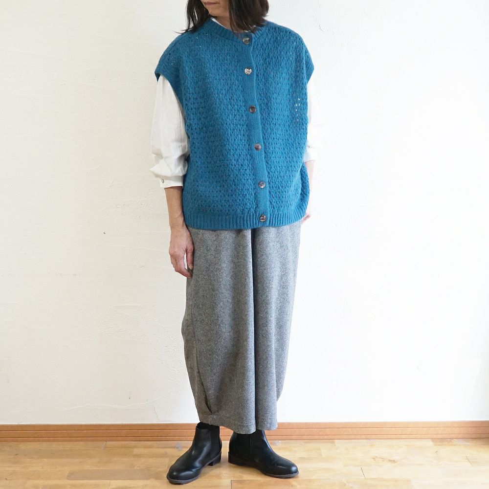 Branch m‘.,ブランチエム,ナチュラル,30代,40代,50代,60代,ゆったり,ウール,パンツ,ボウルパンツ,裏地,バルーンパンツ