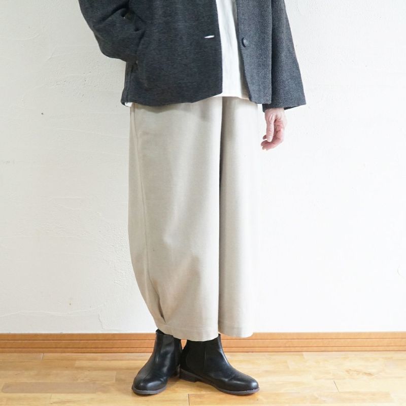 Branch m‘.,ブランチエム,ナチュラル,30代,40代,50代,60代,ゆったり,ウール,パンツ,ボウルパンツ,裏地,バルーンパンツ