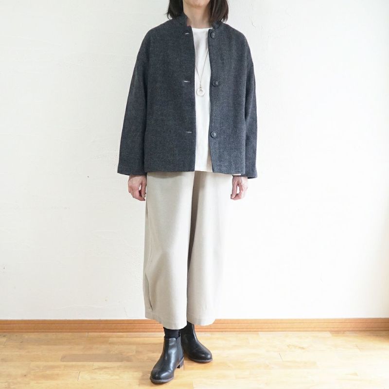 Branch m‘.,ブランチエム,ナチュラル,30代,40代,50代,60代,ゆったり,ウール,パンツ,ボウルパンツ,裏地,バルーンパンツ