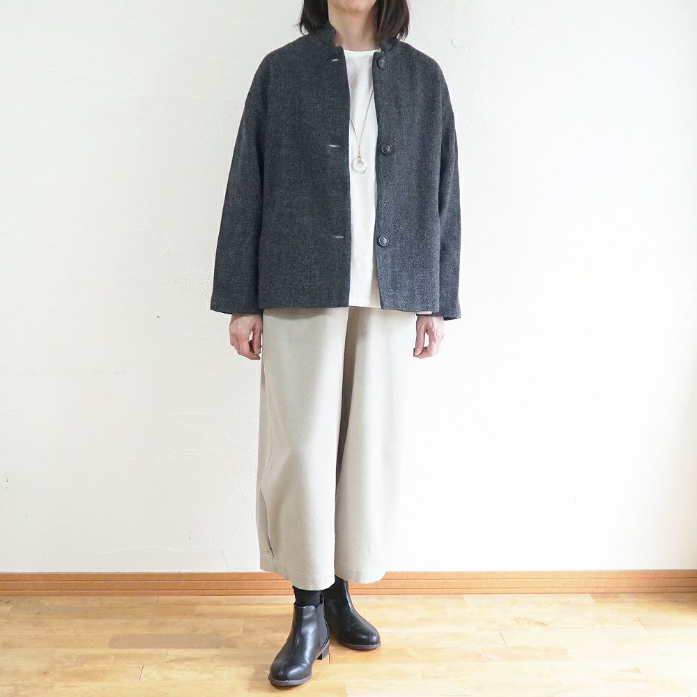 Branch m‘.,ブランチエム,ナチュラル,30代,40代,50代,60代,ゆったり,ウール,パンツ,ボウルパンツ,裏地,バルーンパンツ