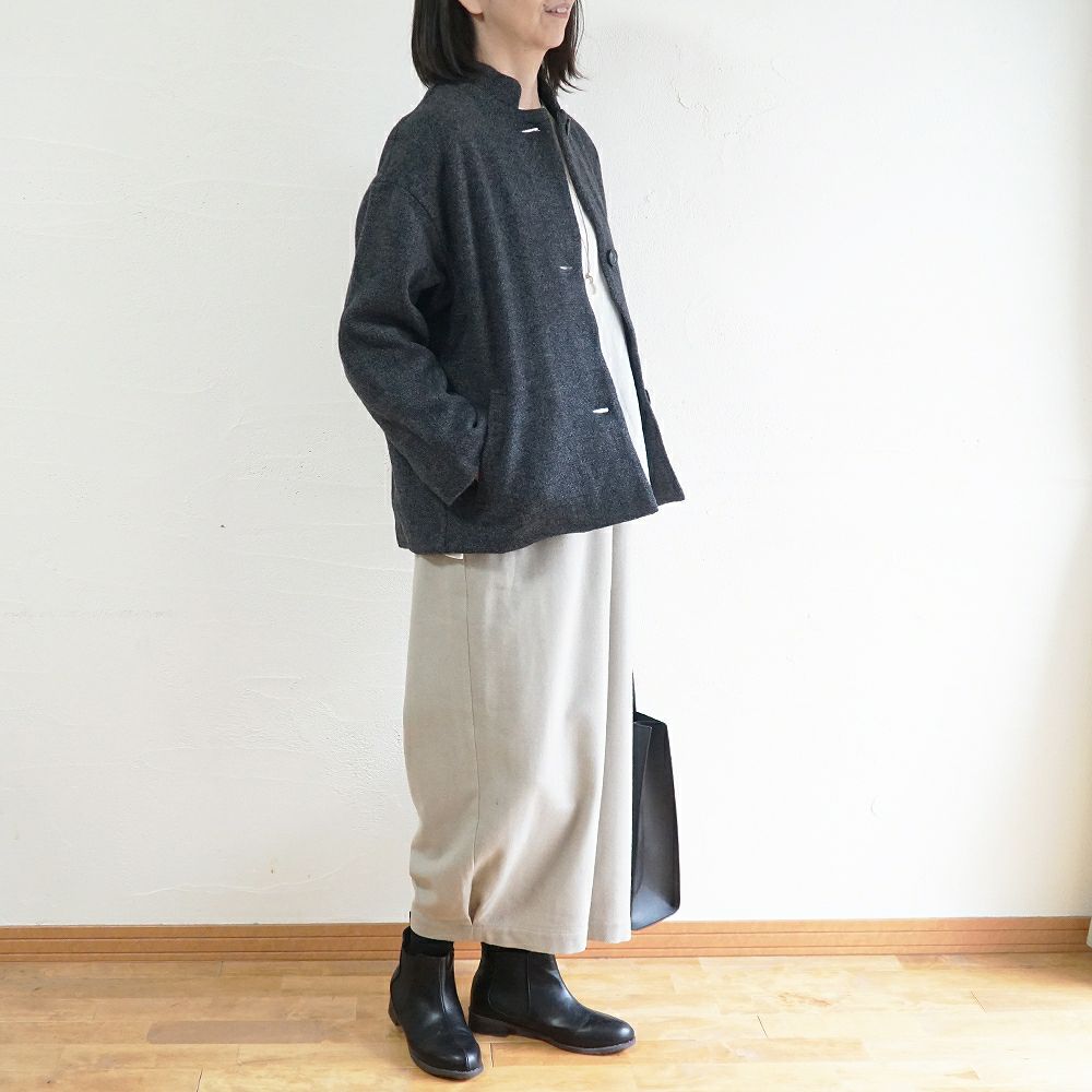 Branch m‘.,ブランチエム,ナチュラル,30代,40代,50代,60代,ゆったり,ウール,パンツ,ボウルパンツ,裏地,バルーンパンツ