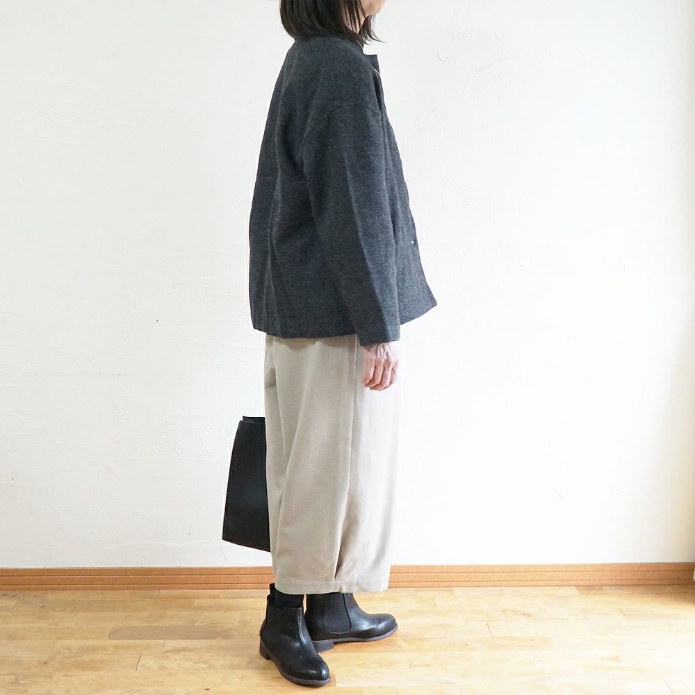 Branch m‘.,ブランチエム,ナチュラル,30代,40代,50代,60代,ゆったり,ウール,パンツ,ボウルパンツ,裏地,バルーンパンツ