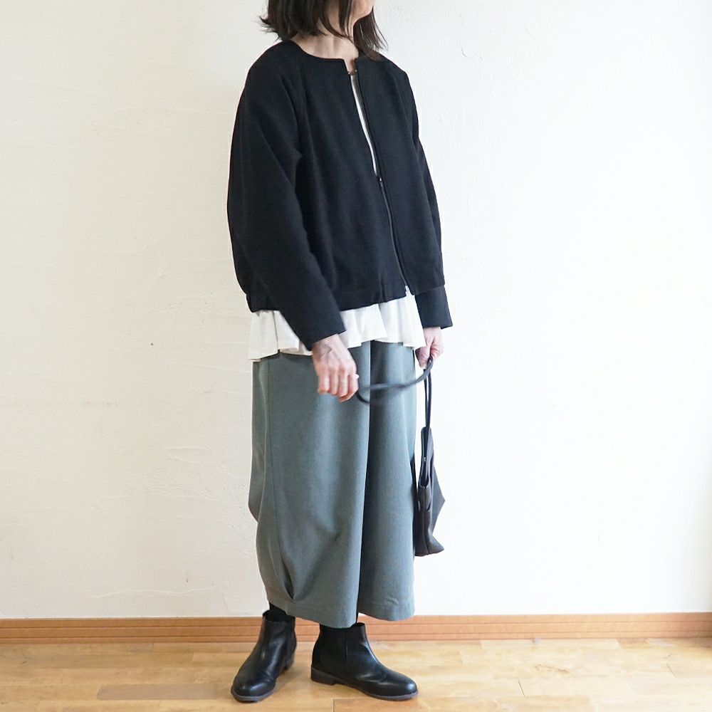Branch m‘.,ブランチエム,ナチュラル,30代,40代,50代,60代,ゆったり,ウール,パンツ,ボウルパンツ,裏地,バルーンパンツ