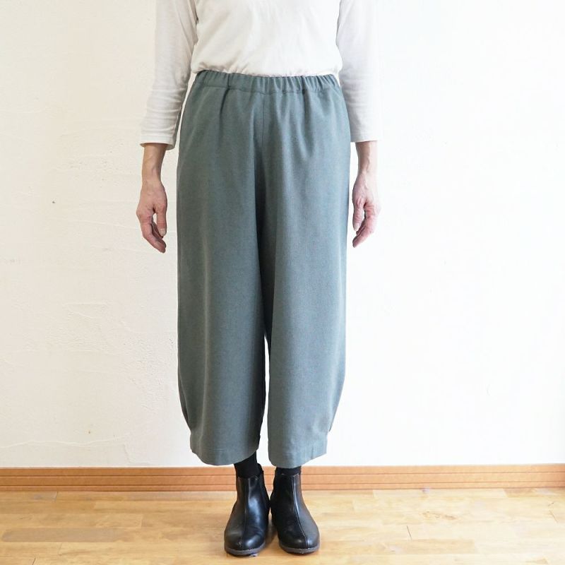 Branch m‘.,ブランチエム,ナチュラル,30代,40代,50代,60代,ゆったり,ウール,パンツ,ボウルパンツ,裏地,バルーンパンツ