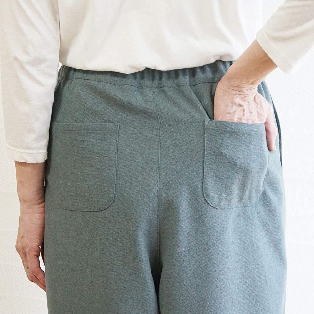 Branch m‘.,ブランチエム,ナチュラル,30代,40代,50代,60代,ゆったり,ウール,パンツ,ボウルパンツ,裏地,バルーンパンツ