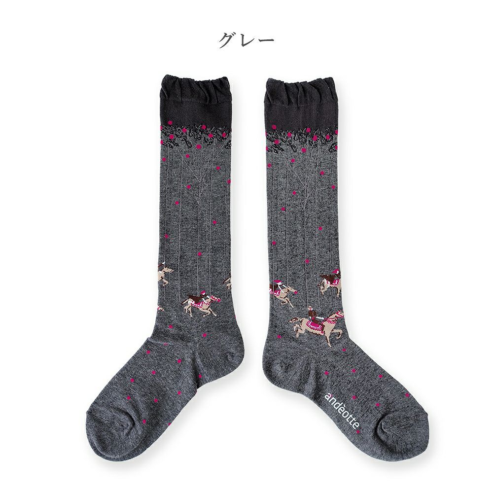 Branch m‘.,ブランチエム,ナチュラル,30代,40代,50代,60代,ゆったり,綿,コットン靴下,くつした,ハイソックス,ソックス,柄ソックス,柄靴下