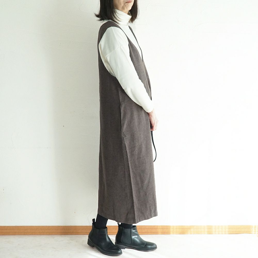 Branch m‘.,ブランチエム,ナチュラル,30代,40代,50代,60代,ゆったり,ワンピース,2wayワンピース,ノースリーブワンピース,Vネックワンピース,ジャンパースカート,ジャンスカ