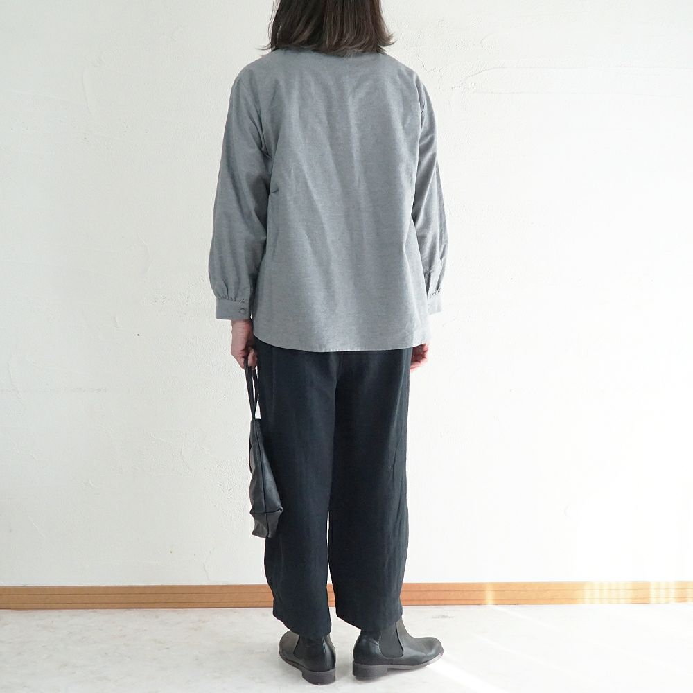 Branch m‘.,ブランチエム,ナチュラル,30代,40代,50代,60代,ゆったり,綿,コットン,コットンリネン,pants,パンツ,ワイドパンツ,サイドポケット,ボウルパンツ,バルーンパンツ