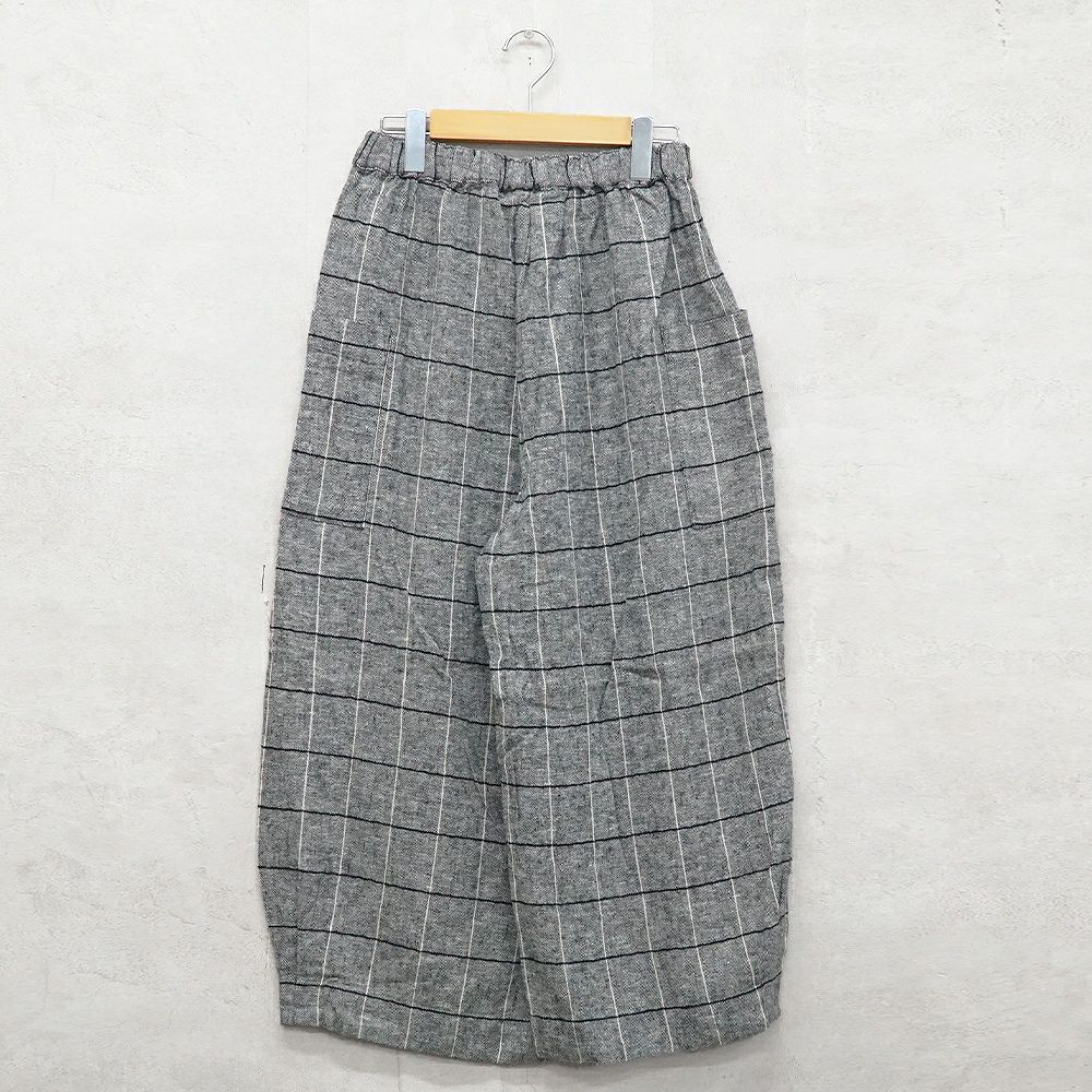 Branch m‘.,ブランチエム,ナチュラル,30代,40代,50代,60代,ゆったり,綿,コットン,コットンリネン,pants,パンツ,ワイドパンツ,サイドポケット,ボウルパンツ,バルーンパンツ