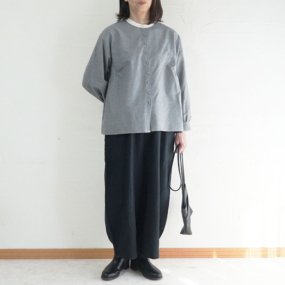 Branch m‘.,ブランチエム,ナチュラル,30代,40代,50代,60代,ゆったり,コットン,綿,リネン,麻,コットンリネン,ブラウス,起毛,起毛ブラウス,配色,配色ブラウス,