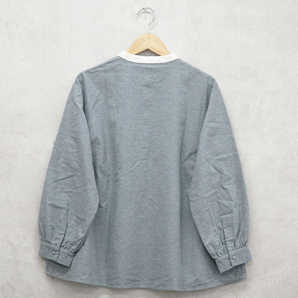 Branch m‘.,ブランチエム,ナチュラル,30代,40代,50代,60代,ゆったり,コットン,綿,リネン,麻,コットンリネン,ブラウス,起毛,起毛ブラウス,配色,配色ブラウス,