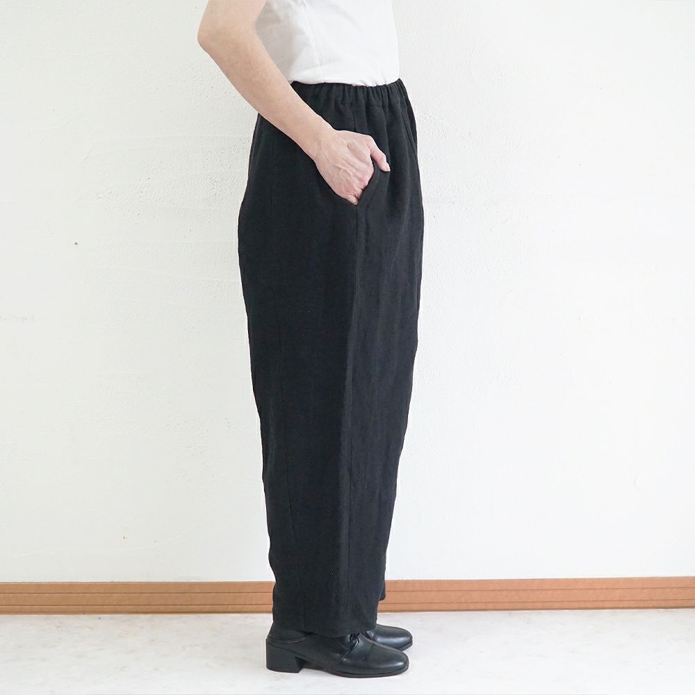 Branch m‘.,ブランチエム,ナチュラル,30代,40代,50代,60代,リネン,ゆったり,フォーマル,オケージョン,セットアップ,pants,パンツ,コクーンパンツ,リネンパンツ,バレルレッグパンツ