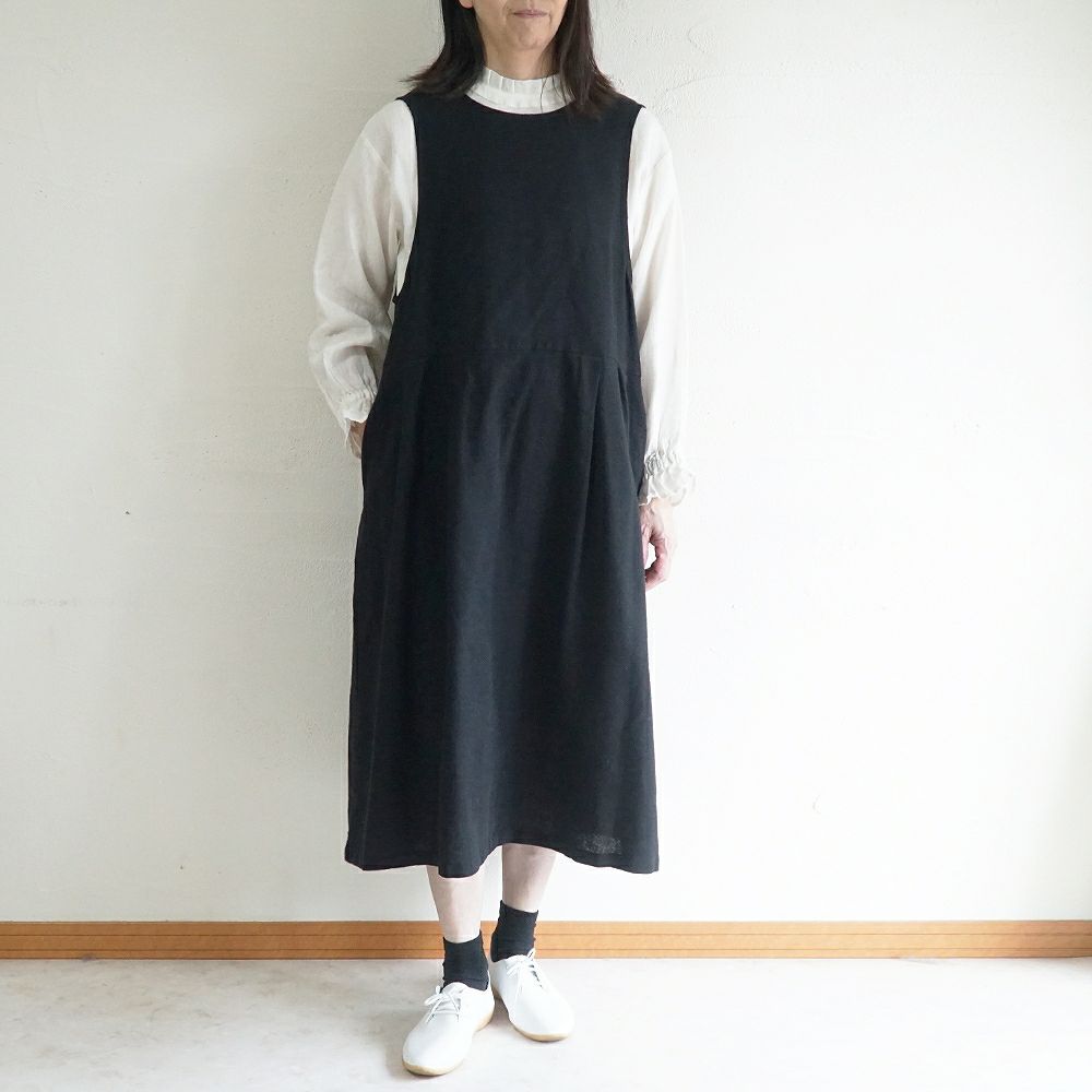 Branch m‘.,ブランチエム,ナチュラル,30代,40代,50代,60代,リネン,ゆったり,blouse,ブラウス,リネンブラウス,フリルブラウス,チェックブラウス,