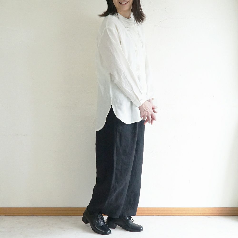 Branch m‘.,ブランチエム,ナチュラル,30代,40代,50代,60代,リネン,ゆったり,blouse,ブラウス,リネンブラウス,チュニック,チュニックブラウス,リネンチュニック,ピンタック,ピンタックブラウス,ピンタックチュニック