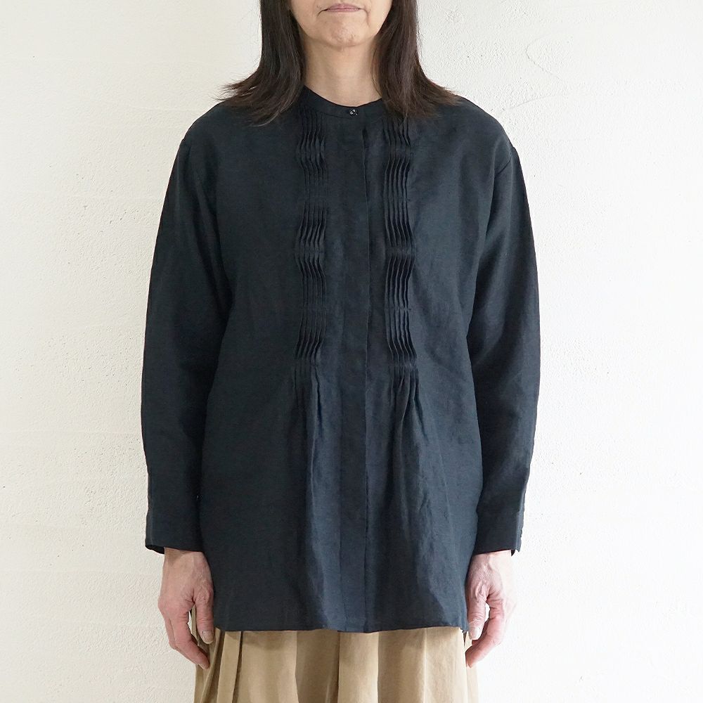 Branch m‘.,ブランチエム,ナチュラル,30代,40代,50代,60代,リネン,ゆったり,blouse,ブラウス,リネンブラウス,チュニック,チュニックブラウス,リネンチュニック,ピンタック,ピンタックブラウス,ピンタックチュニック