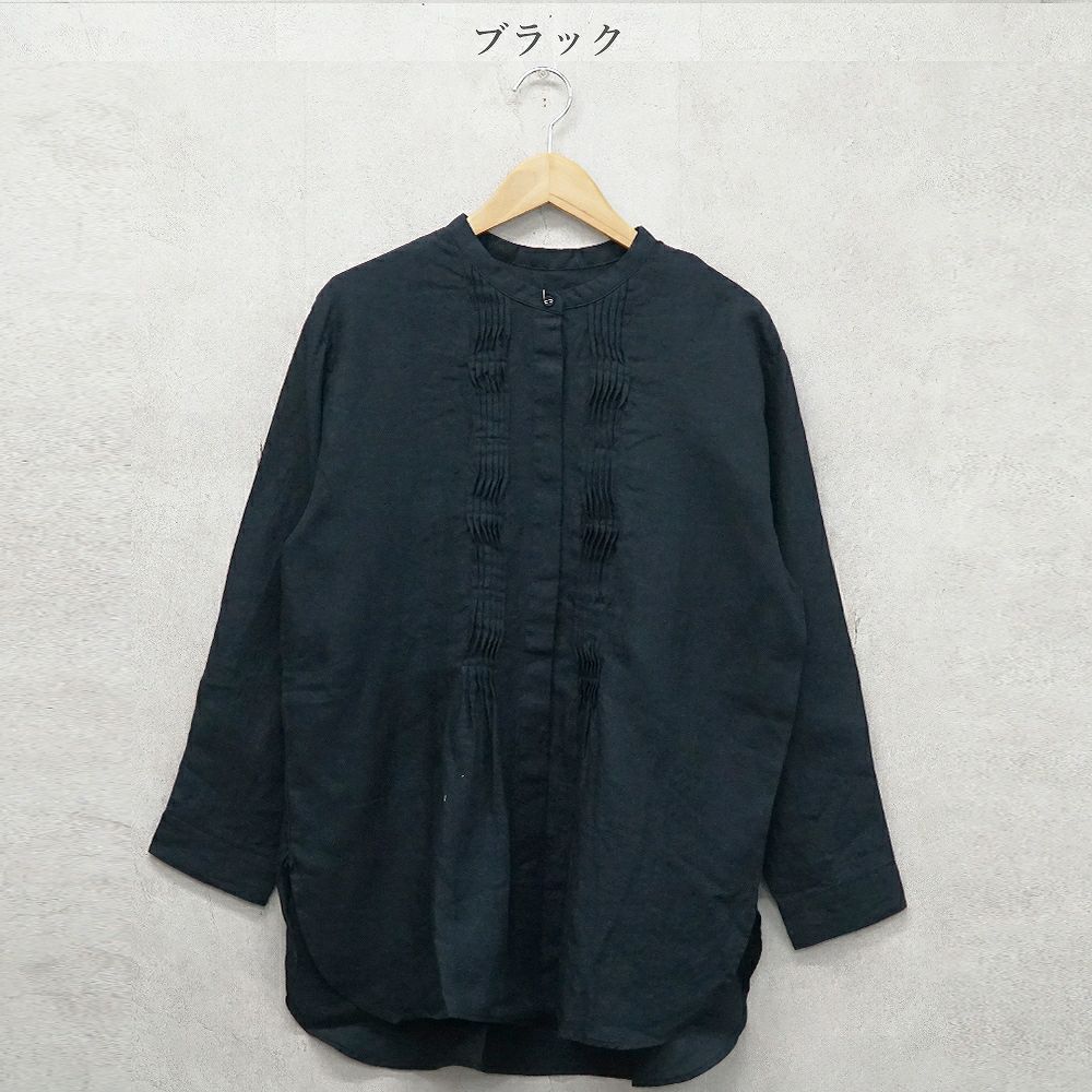 Branch m‘.,ブランチエム,ナチュラル,30代,40代,50代,60代,リネン,ゆったり,blouse,ブラウス,リネンブラウス,チュニック,チュニックブラウス,リネンチュニック,ピンタック,ピンタックブラウス,ピンタックチュニック